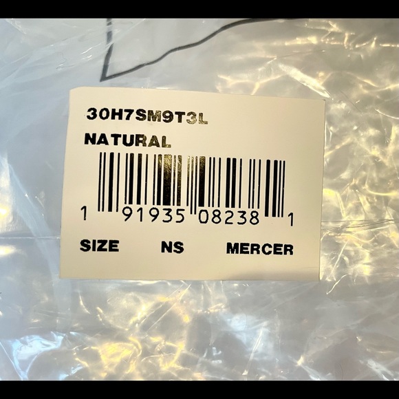 Michael Kors Mercer Snake Skin Leather Natural Tote Large Shoulder Bag Handbag - Picture 3 of 13